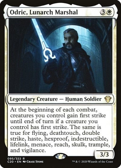 Odric Lunarch Marshal (C20) #95 Rare (Lightly Played) Commander 2020 Magic: The Gathering: 2020