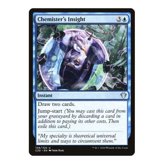 Chemisters Insight (C20) #108 Uncommon (Lightly Played) Commander 2020 Magic: The Gathering: 2020