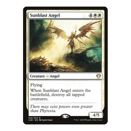 Sunblast Angel (C20) #102 Rare (Lightly Played) Commander 2020 Magic: The Gathering: 2020