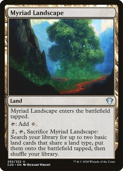 Myriad Landscape (C20) #292 Uncommon (Lightly Played) Commander 2020 Magic: 2020