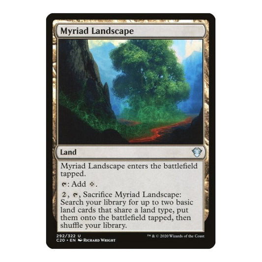 Myriad Landscape (C20) #292 Uncommon (Lightly Played) Commander 2020 Magic: The Gathering: 2020