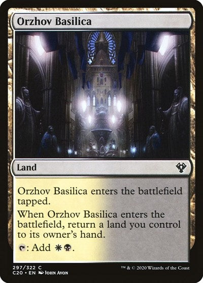 Orzhov Basilica (C20) #297 Common (Lightly Played) Commander 2020 Magic: 2020