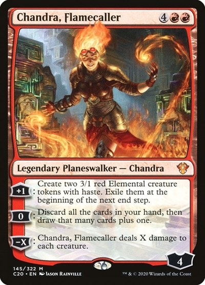 Chandra Flamecaller (C20) #145 Mythic Rare (Lightly Played) Commander 2020 Magic: The Gathering: 2020