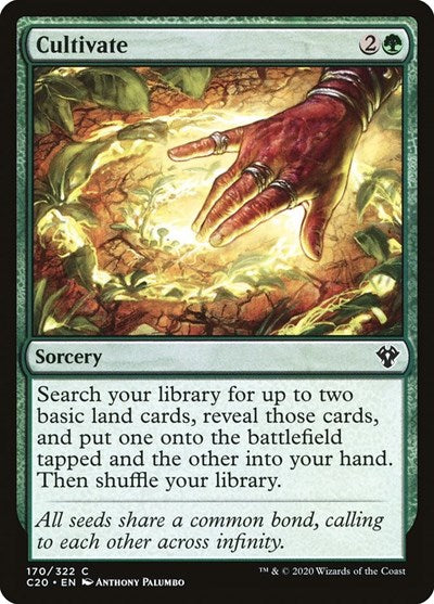 Cultivate (C20) #170 Common (Near Mint) Commander 2020 Magic: The Gathering: 2020