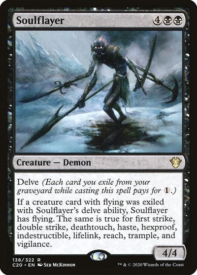 Soulflayer (C20) #138 Rare (Lightly Played) Commander 2020 Magic: The Gathering: 2020