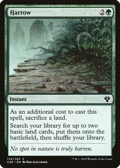 Harrow (C20) #174 Common (Lightly Played) Commander 2020 Magic: The Gathering: 2020