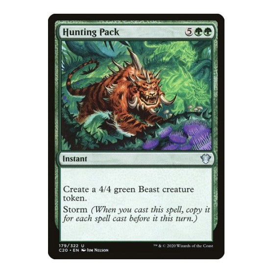 Hunting Pack (C20) #179 Uncommon (Lightly Played) Commander 2020 Magic: The Gathering: 2020