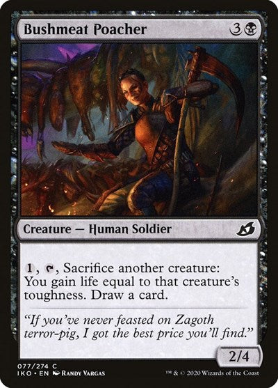 Bushmeat Poacher (IKO) #77 Common Ikoria: Lair of Behemoths Magic: 2020