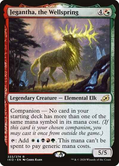 Jegantha the Wellspring (IKO) #222 Rare (Near Mint) Ikoria: Lair of Behemoths Magic: The Gathering: 2020