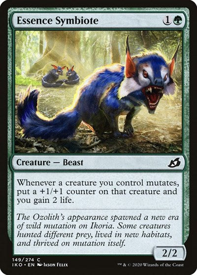 Essence Symbiote (IKO) #149 Common (Foil Lightly Played) Ikoria: Lair of Behemoths Magic: 2020