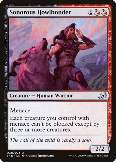 Sonorous Howlbonder (IKO) #230 Uncommon (Lightly Played) Ikoria: Lair of Behemoths Magic: The Gathering: 2020