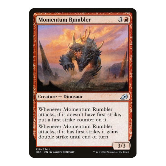 Momentum Rumbler (IKO) #126 Uncommon (Lightly Played) Ikoria: Lair of Behemoths Magic: The Gathering: 2020
