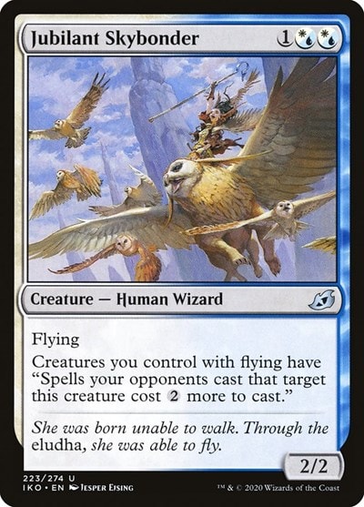 Jubilant Skybonder (IKO) #223 Uncommon (Lightly Played) Ikoria: Lair of Behemoths Magic: The Gathering: 2020