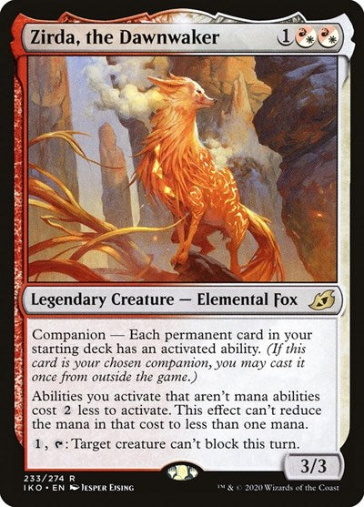 Zirda the Dawnwaker (IKO) #233 Rare (Near Mint) Ikoria: Lair of Behemoths Magic: The Gathering: 2020