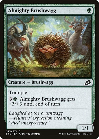Almighty Brushwagg (IKO) #143 Common Ikoria: Lair of Behemoths Magic: The Gathering: 2020