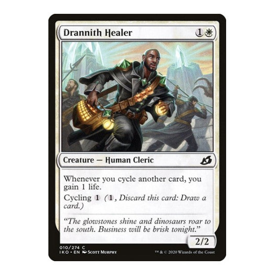 Drannith Healer (IKO) #10 Common (Foil Lightly Played) Ikoria: Lair of Behemoths Magic: The Gathering: 2020