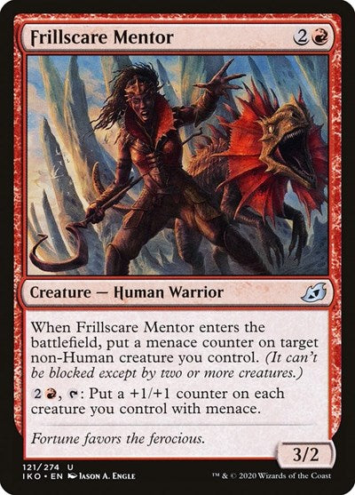 Frillscare Mentor (IKO) #121 Uncommon (Moderately Played) Ikoria: Lair of Behemoths Magic: The Gathering: 2020