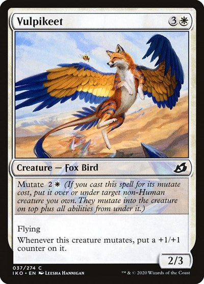 Vulpikeet (IKO) #37 Common (Foil Lightly Played) Ikoria: Lair of Behemoths Magic: The Gathering: 2020