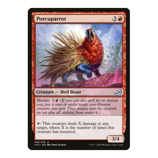 Porcuparrot (IKO) #128 Uncommon Ikoria: Lair of Behemoths Magic: The Gathering: 2020