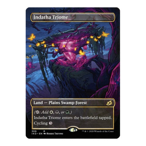 Indatha Triome Showcase (IKO) #309 Rare Ikoria: Lair of Behemoths Magic: The Gathering: 2020