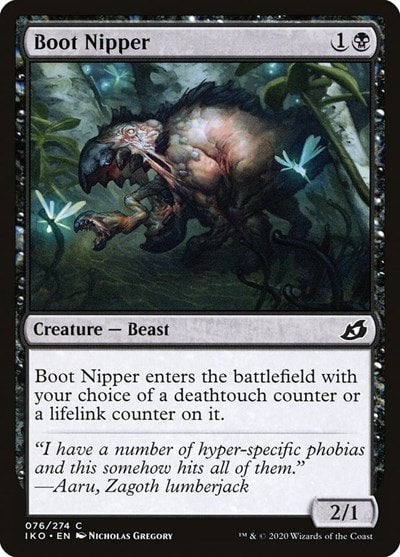 Boot Nipper (IKO) #76 Common Ikoria: Lair of Behemoths Magic: The Gathering: 2020