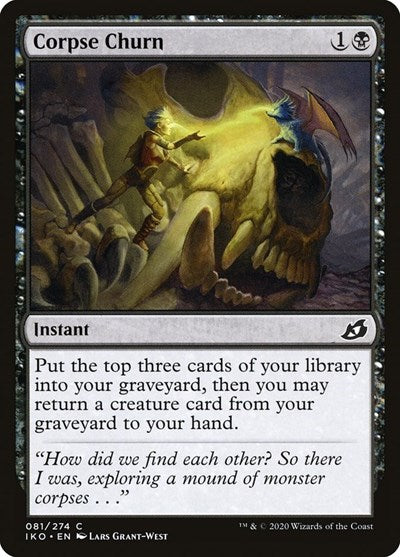 Corpse Churn (IKO) #81 Common Ikoria: Lair of Behemoths Magic: The Gathering: 2020
