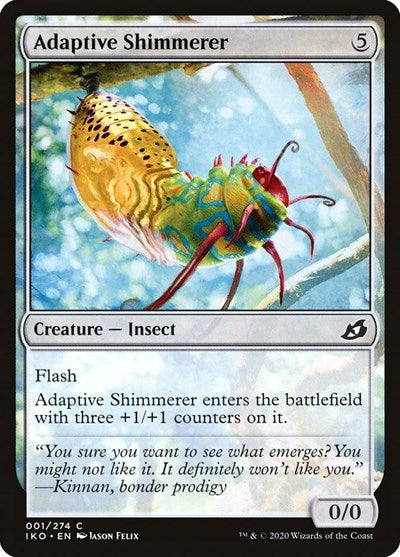Adaptive Shimmerer (IKO) #1 Common Ikoria: Lair of Behemoths Magic: The Gathering: 2020