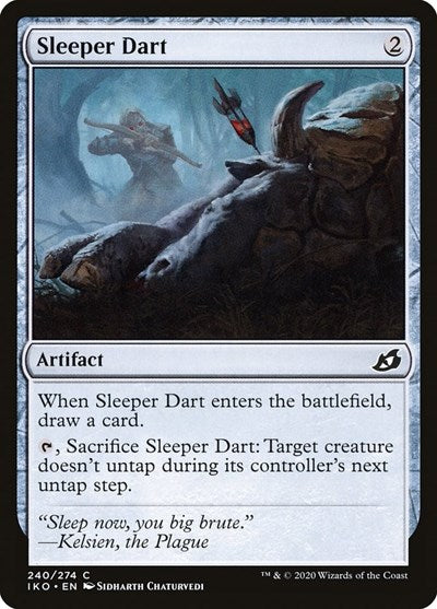 2020 Magic: Ikoria: Lair of Behemoths (IKO) - Sleeper Dart (#240, Common) (Foil, Lightly Played)