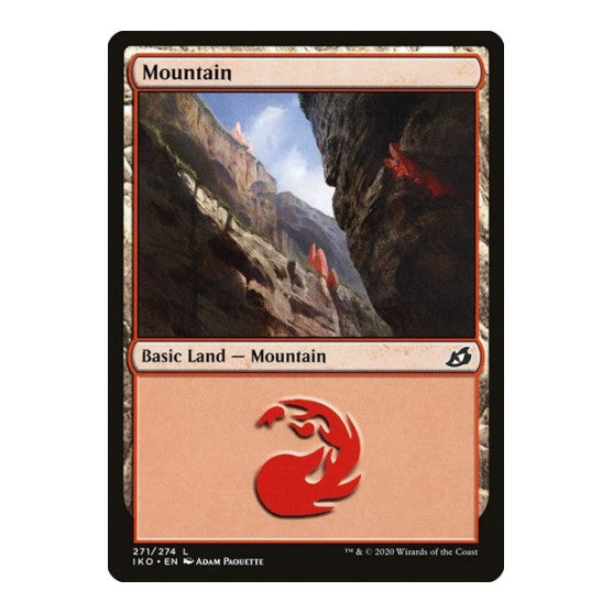 Mountain 271 (IKO) #271 Land (Foil Lightly Played) Ikoria: Lair of Behemoths Magic: The Gathering: 2020