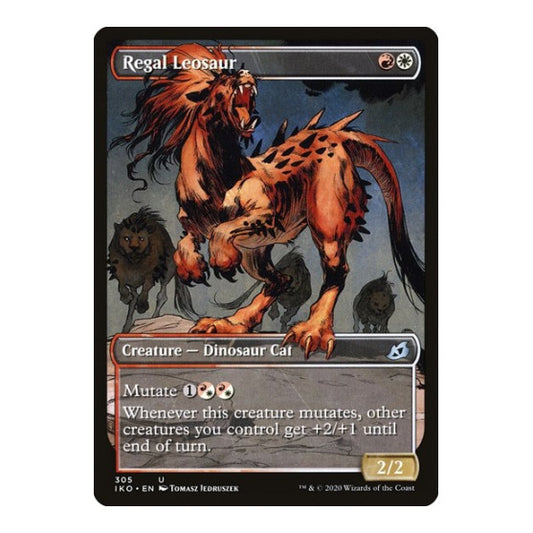 Regal Leosaur (Showcase) (IKO) #305 Uncommon (Lightly Played) Ikoria: Lair of Behemoths Magic: The Gathering: 2020