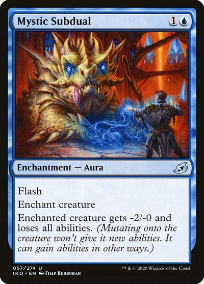 Mystic Subdual (IKO) #57 Uncommon (Lightly Played) Ikoria: Lair of Behemoths Magic: The Gathering: 2020