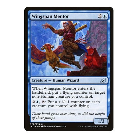 Wingspan Mentor (IKO) #72 Uncommon (Lightly Played) Ikoria: Lair of Behemoths Magic: The Gathering: 2020
