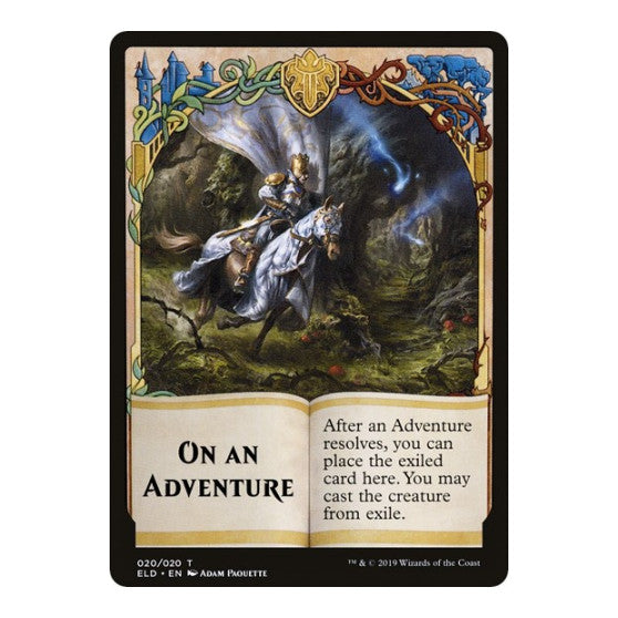 Emblem - On An Adventure Double-Sided (Challenger 2020) (UMP) #20 Token (Moderately Played) Unique and Miscellaneous Promos Magic: The Gathering: 2026