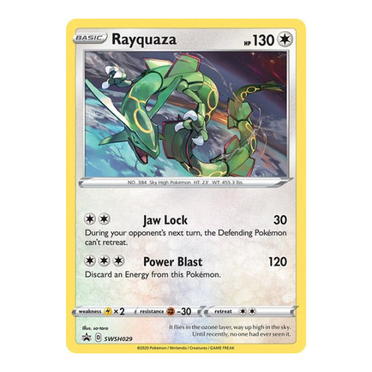 Rayquaza - SWSH029 (SWSD) #SWSH029 Promo SWSH: Sword & Shield Promo Cards Pokemon: 2019