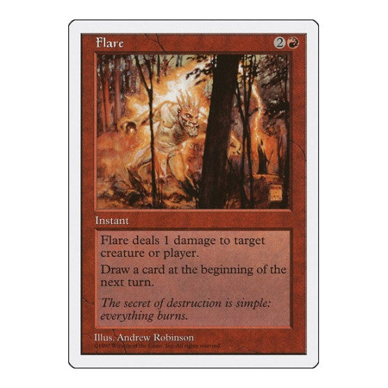 Flare (5ED) #230 Common (Lightly Played) Fifth Edition Magic: The Gathering: 1997
