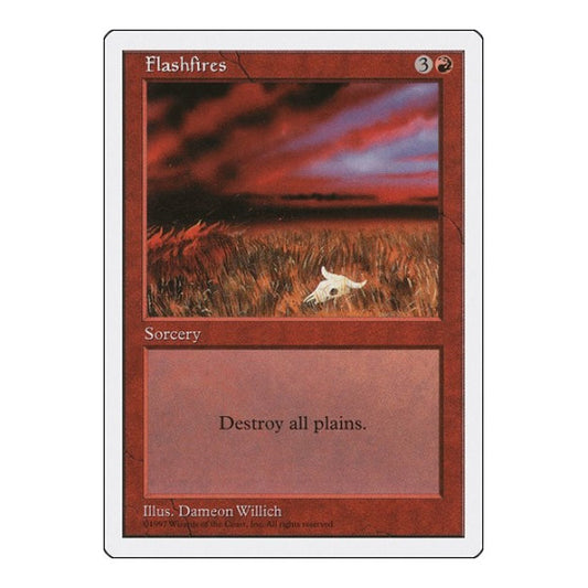 Flashfires (5ED) #231 Uncommon (Moderately Played) Fifth Edition Magic: The Gathering: 1997