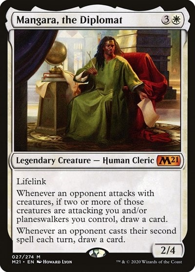 Mangara the Diplomat (M21) #27 Mythic Rare (Lightly Played) Core Set 2021 Magic: The Gathering: 2020