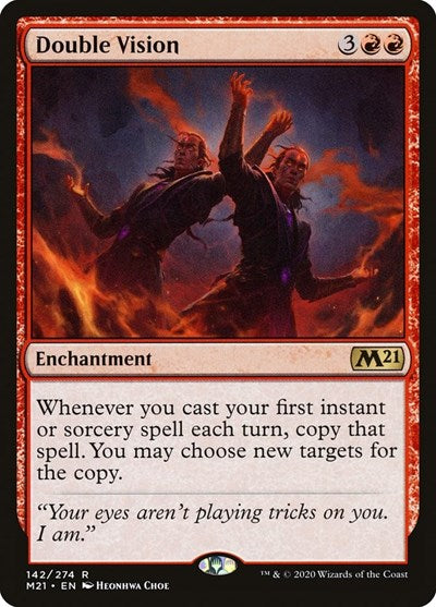 Double Vision (M21) #142 Rare (Near Mint) Core Set 2021 Magic: The Gathering: 2020