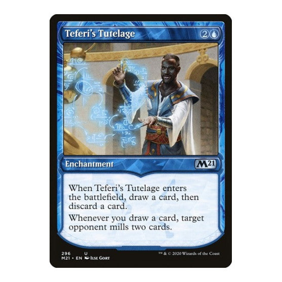Teferis Tutelage Showcase (M21) #296 Uncommon (Lightly Played) Core Set 2021 Magic: The Gathering: 2020