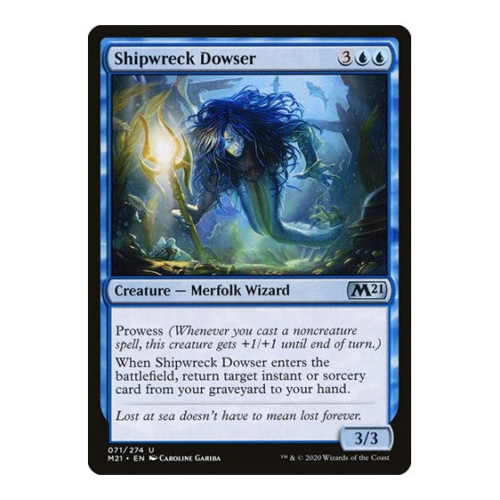 Shipwreck Dowser (M21) #71 Uncommon Core Set 2021 Magic: The Gathering: 2020
