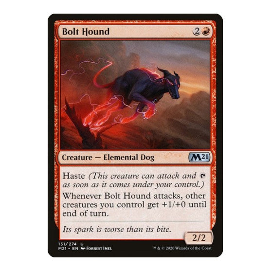 Bolt Hound (M21) #131 Uncommon Core Set 2021 Magic: The Gathering: 2020