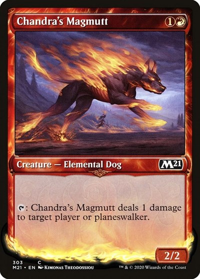 Chandras Magmutt Showcase (M21) #303 Common Core Set 2021 Magic: The Gathering: 2020