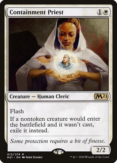 Containment Priest (M21) #13 Rare (Lightly Played) Core Set 2021 Magic: The Gathering: 2020