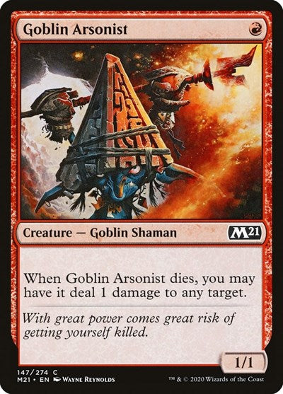 Goblin Arsonist (M21) #147 Common (Lightly Played) Core Set 2021 Magic: The Gathering: 2020
