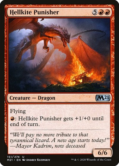 Hellkite Punisher (M21) #151 Uncommon (Lightly Played) Core Set 2021 Magic: The Gathering: 2020