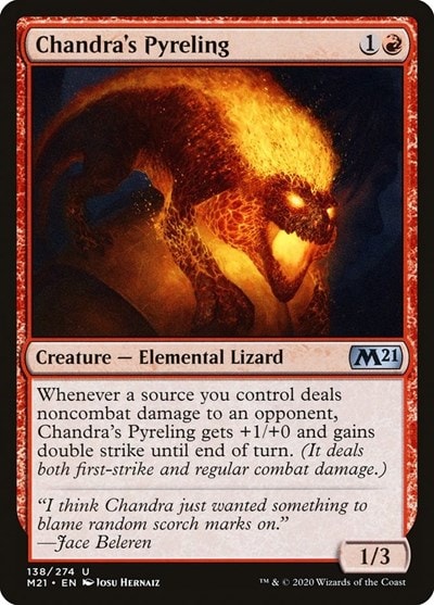 Chandras Pyreling (M21) #138 Uncommon (Lightly Played) Core Set 2021 Magic: The Gathering: 2020
