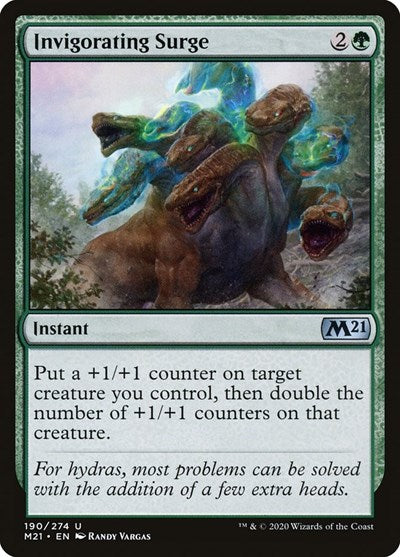 Invigorating Surge (M21) #190 Uncommon (Lightly Played) Core Set 2021 Magic: The Gathering: 2020