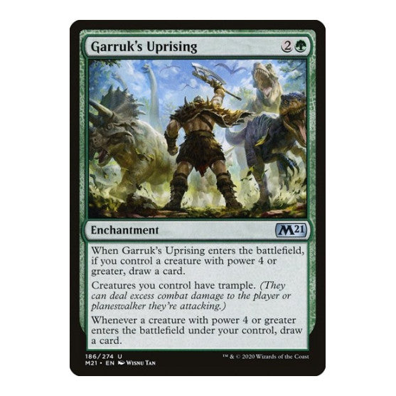 Garruks Uprising (M21) #186 Uncommon (Lightly Played) Core Set 2021 Magic: The Gathering: 2020