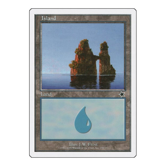 Island (159) (S99) #159 Land Starter 1999 Magic: The Gathering: 1999