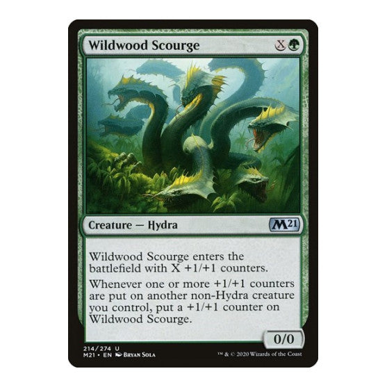 Wildwood Scourge (M21) #214 Uncommon (Foil Lightly Played) Core Set 2021 Magic: The Gathering: 2020
